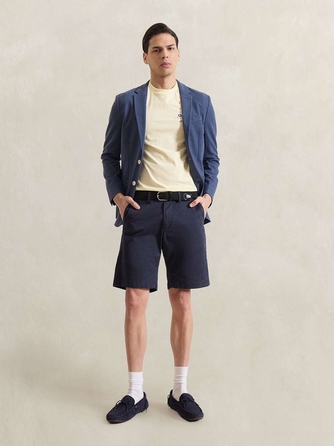 Gant Men Yellow Printed T-Shirt