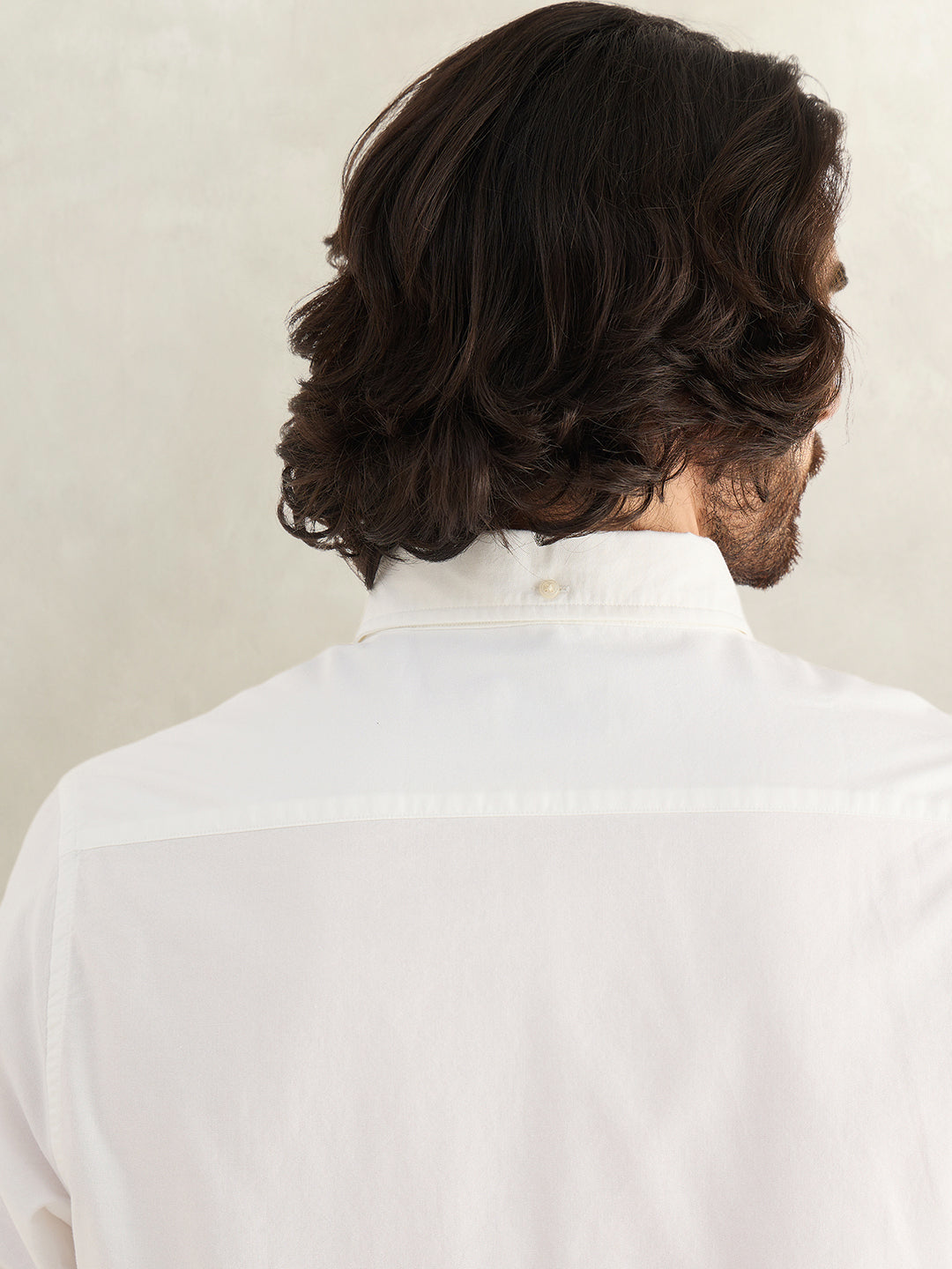 Gant Men White Solid Regular Fit Pure Cotton Shirt