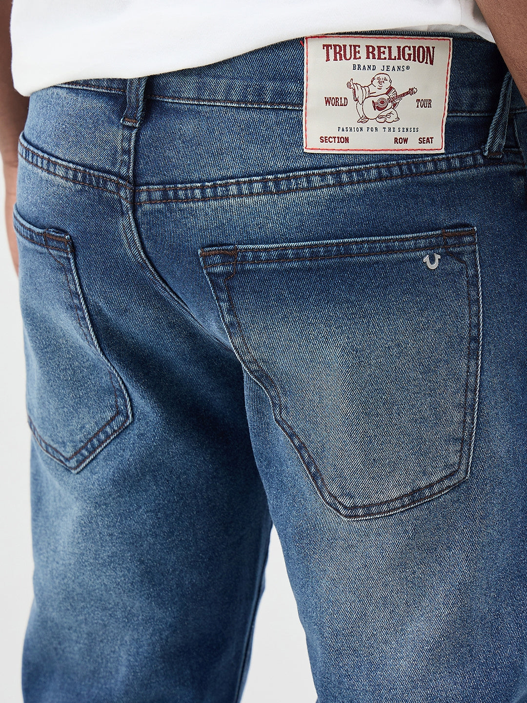 True Religion Men Blue Slim Fit Jeans