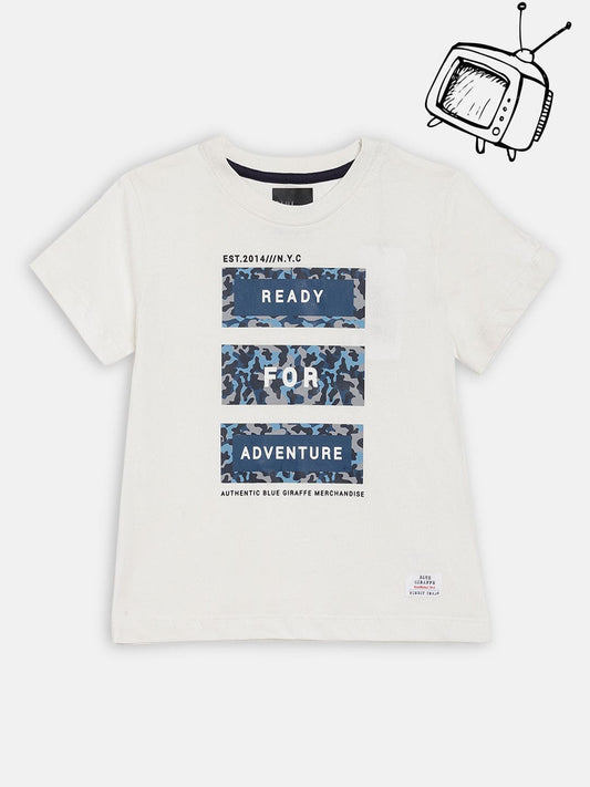 Blue Giraffe Boys Tshirt