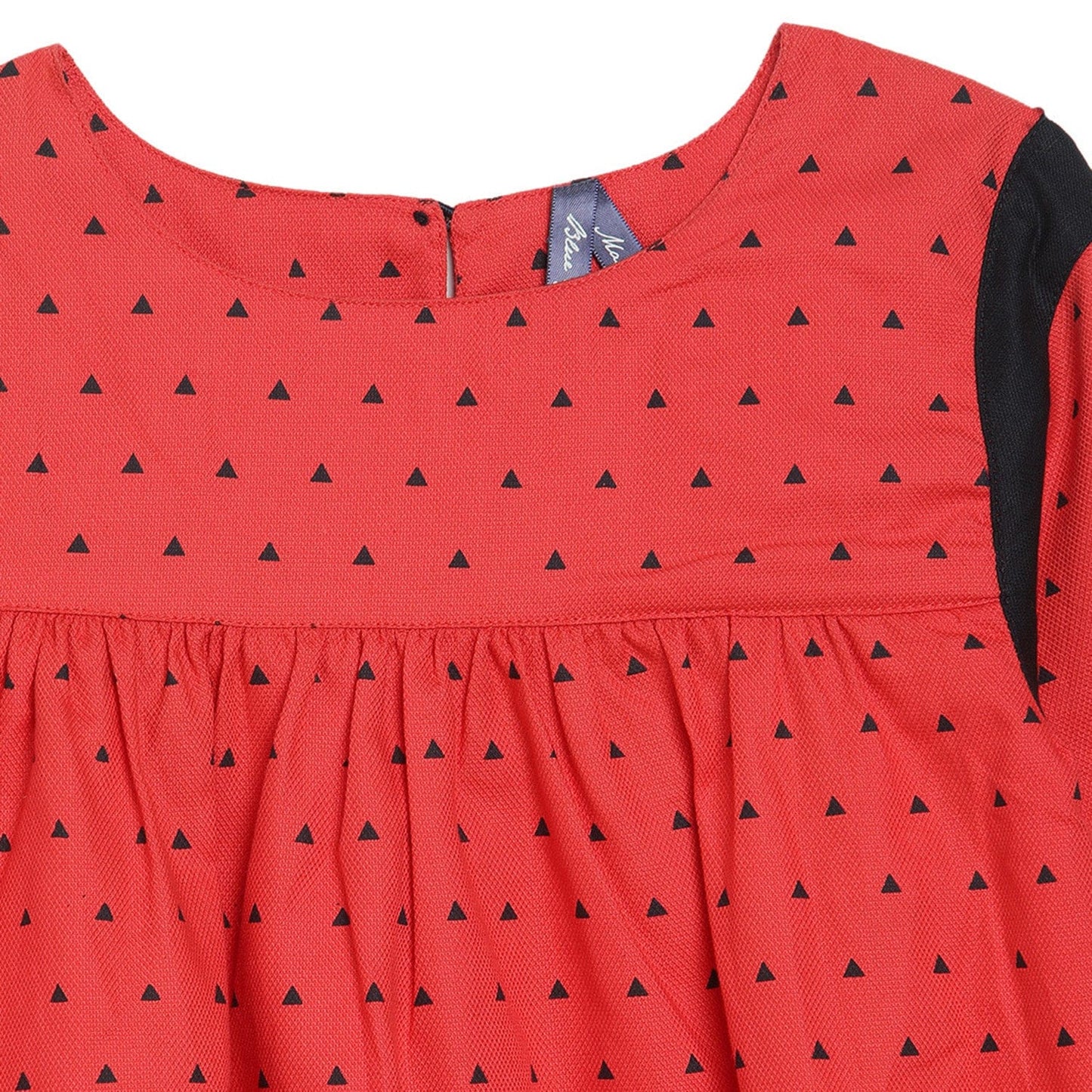 Blue Giraffe Girls Top