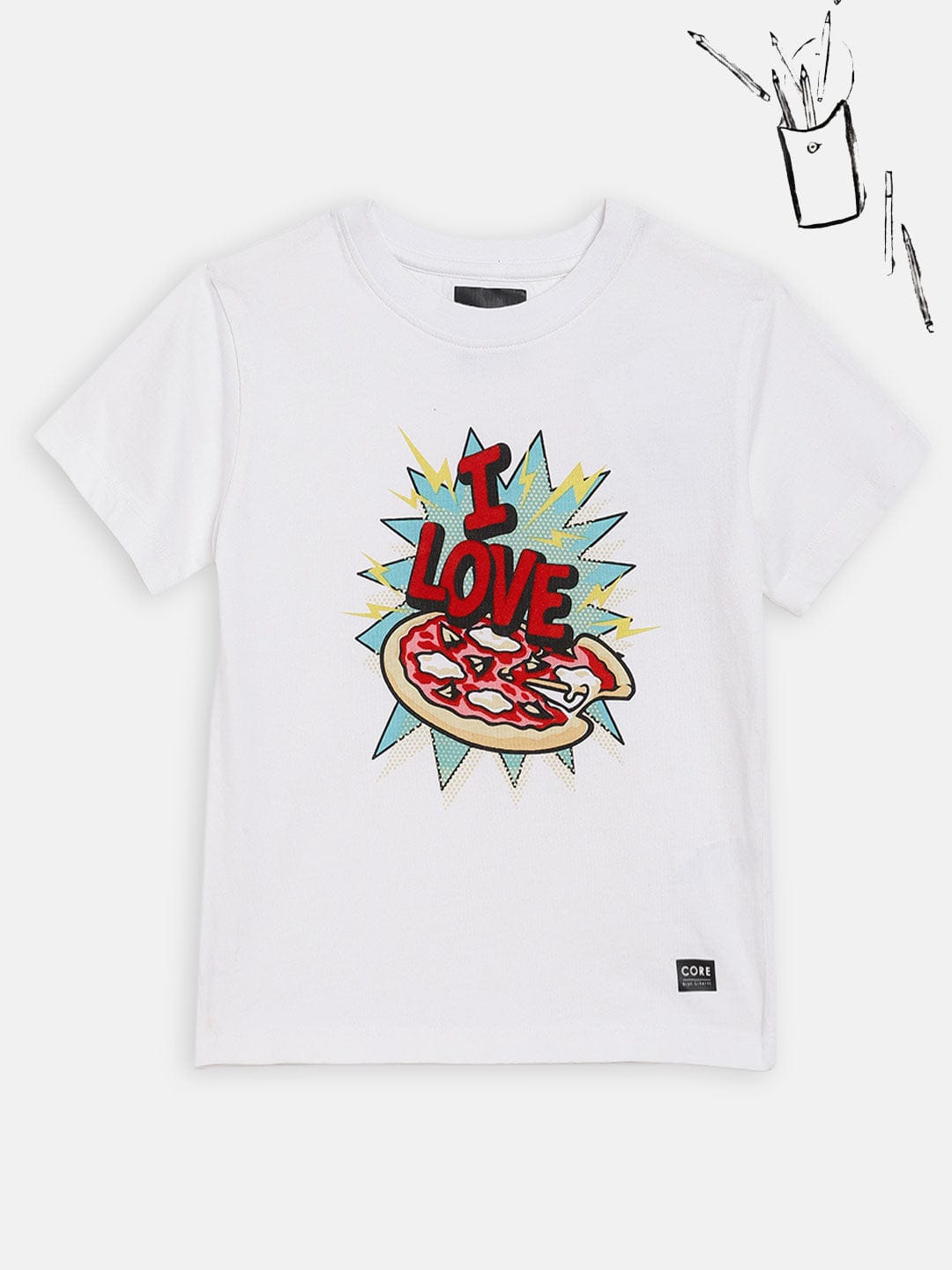 Blue Giraffe Boys Tshirt