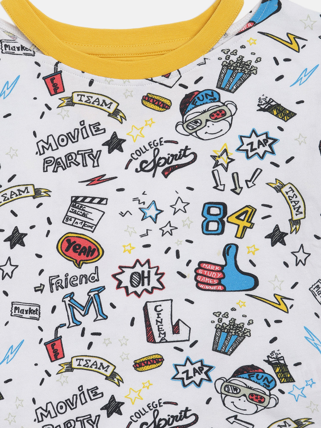 Blue Giraffe Girls Tshirt