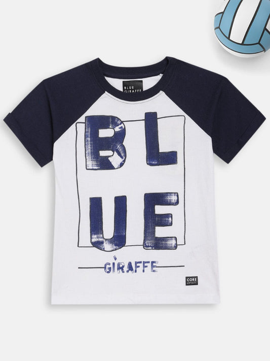 Blue Giraffe Boys Tshirt