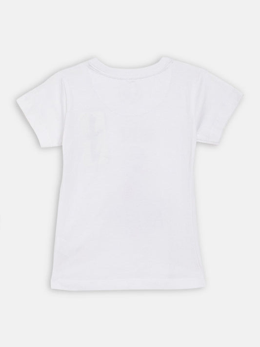 Blue Giraffe Girls Tshirt