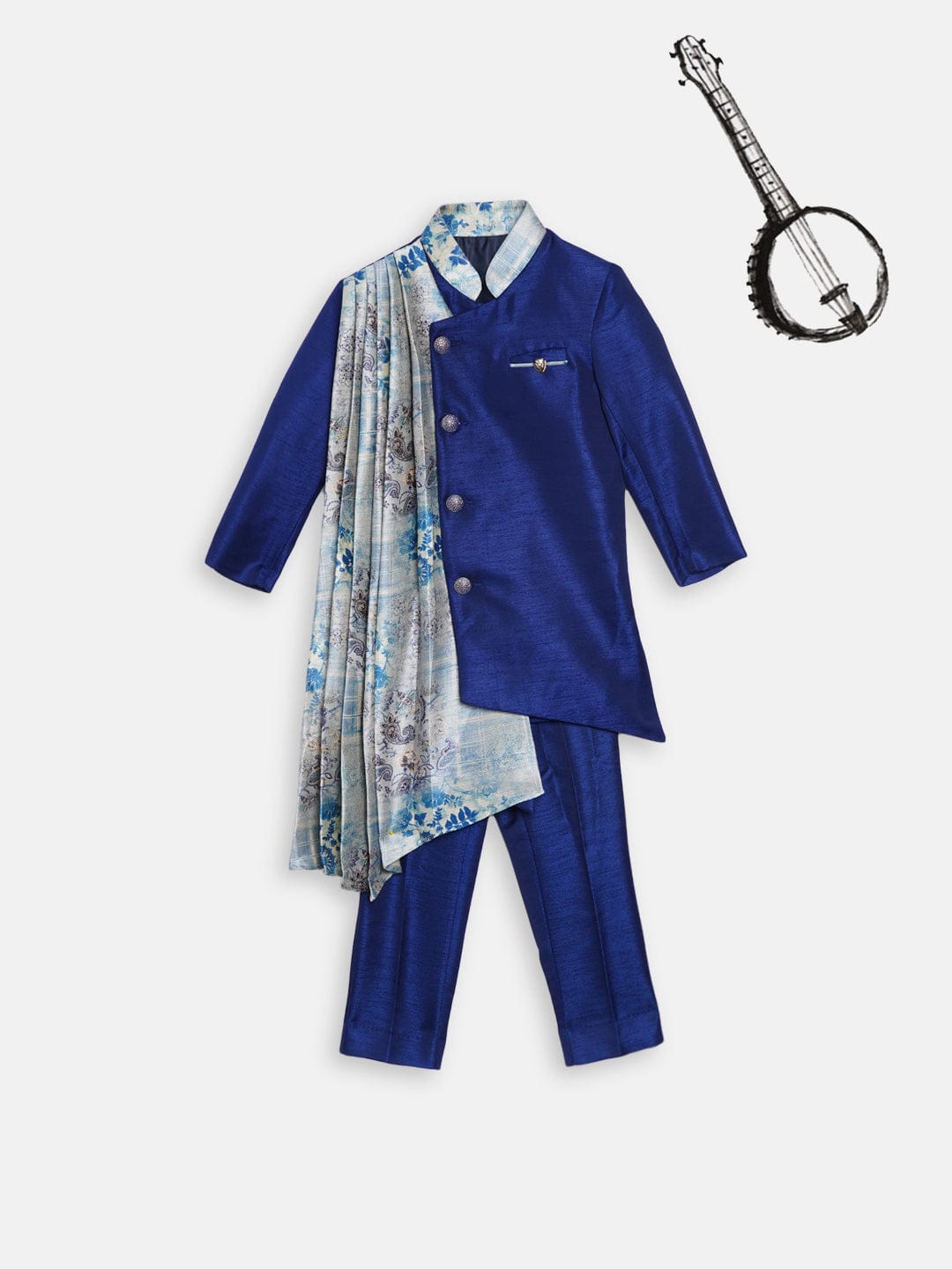 Blue Giraffe Boys Sherwani