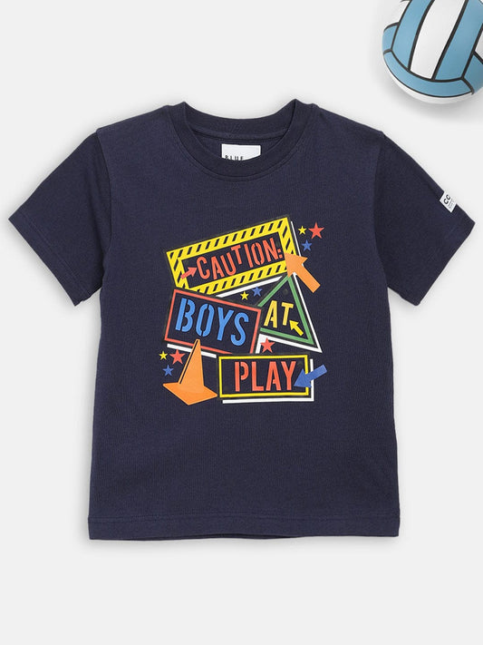Blue Giraffe Boys Tshirt