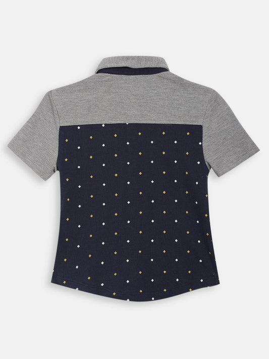 Blue Giraffe Boys Shirt