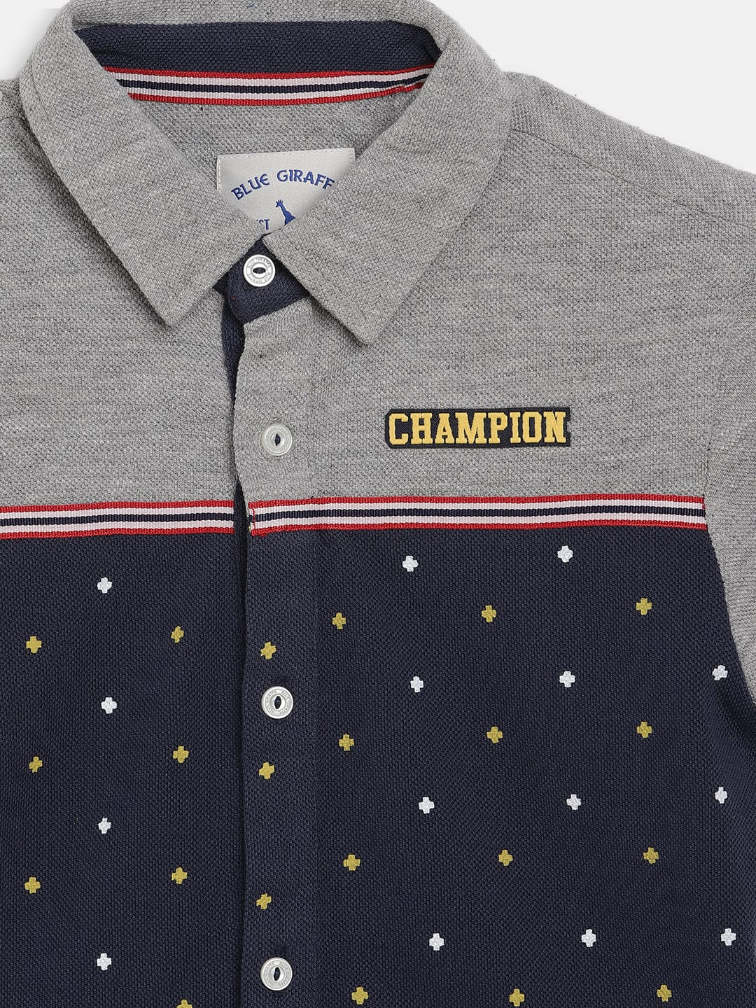 Blue Giraffe Boys Shirt