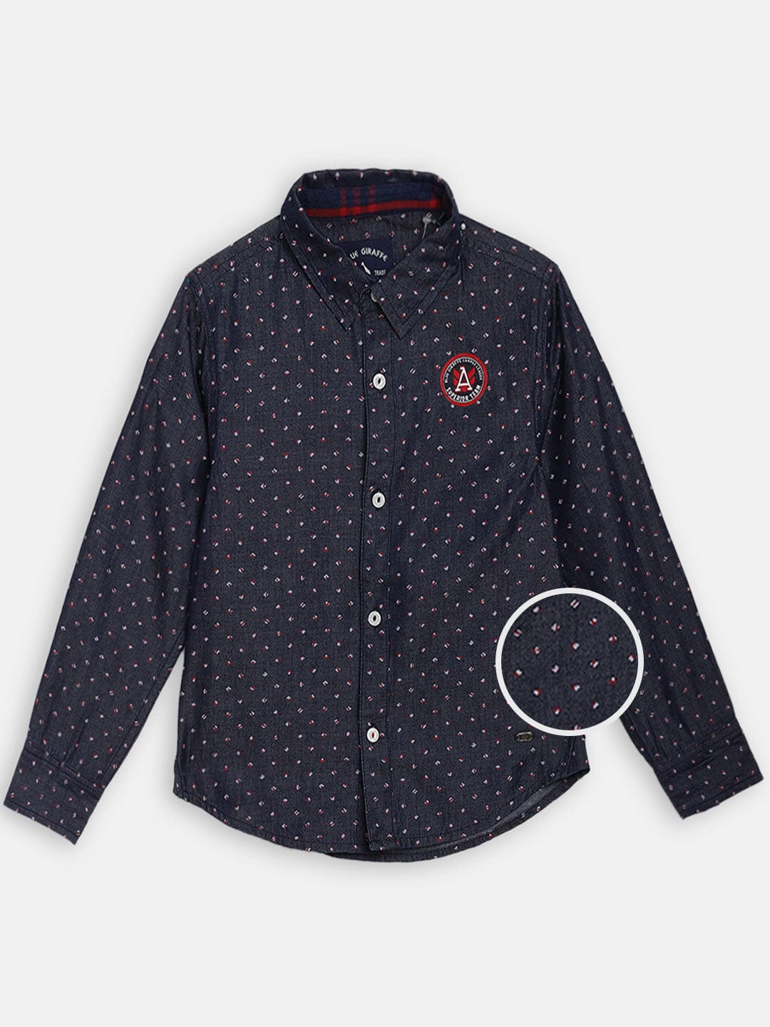 Blue Giraffe Boys Shirt