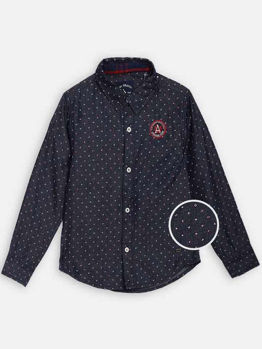 Blue Giraffe Boys Shirt