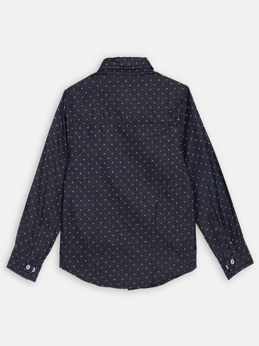Blue Giraffe Boys Shirt