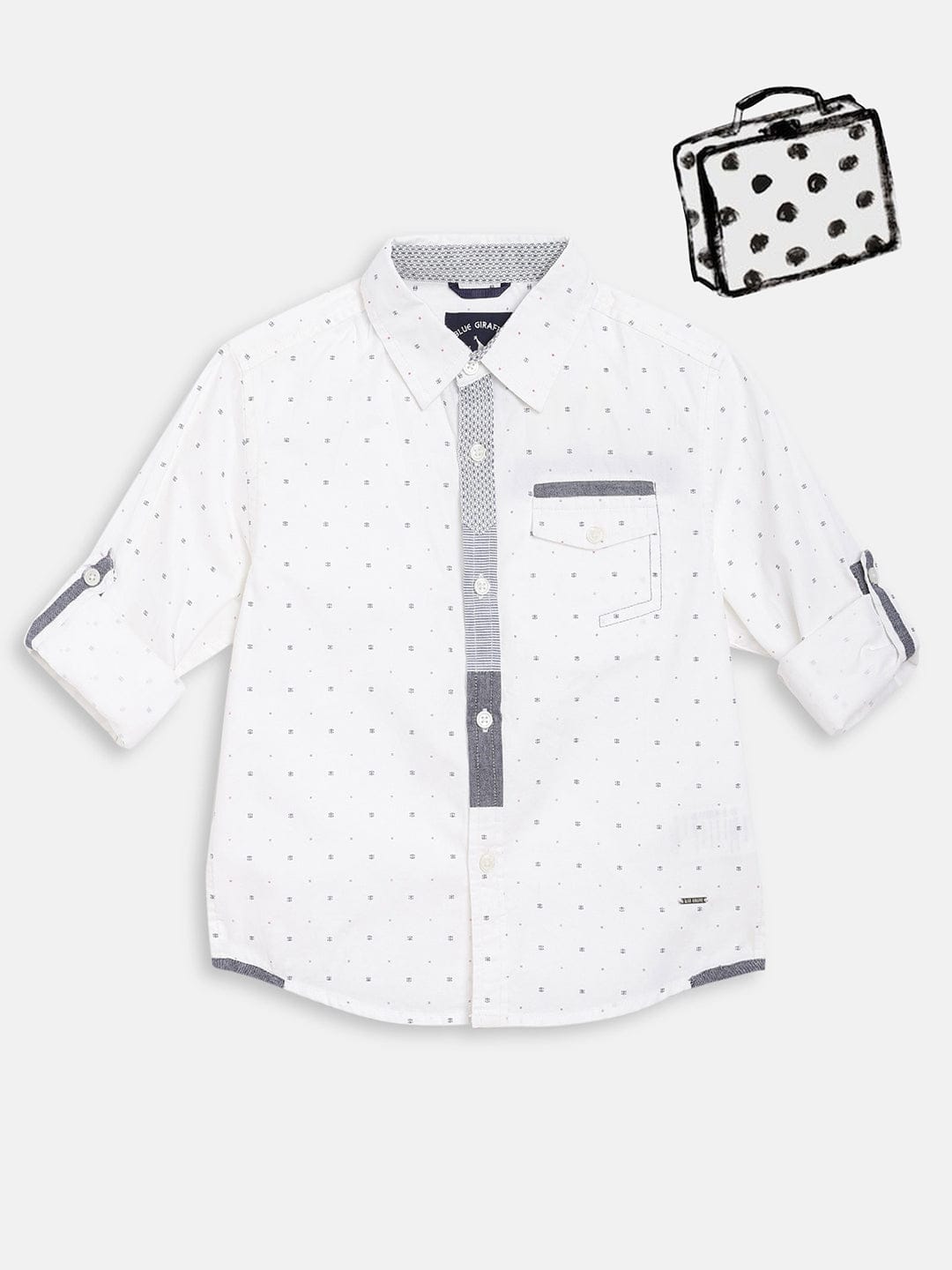 Blue Giraffe Boys Polo Shirt