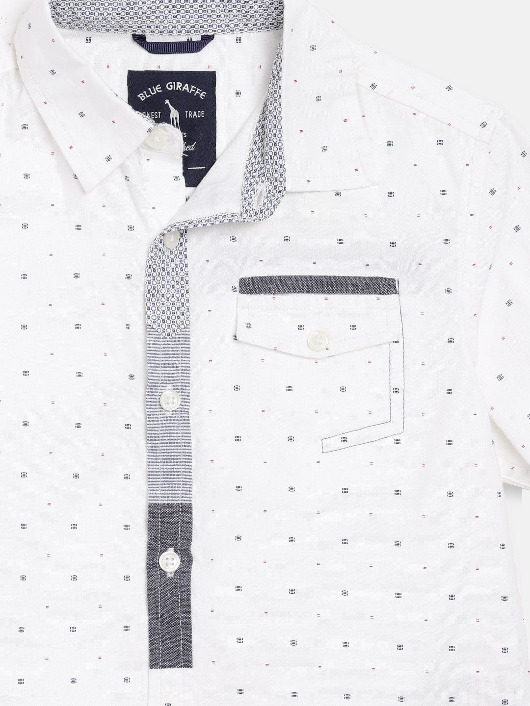 Blue Giraffe Boys Polo Shirt