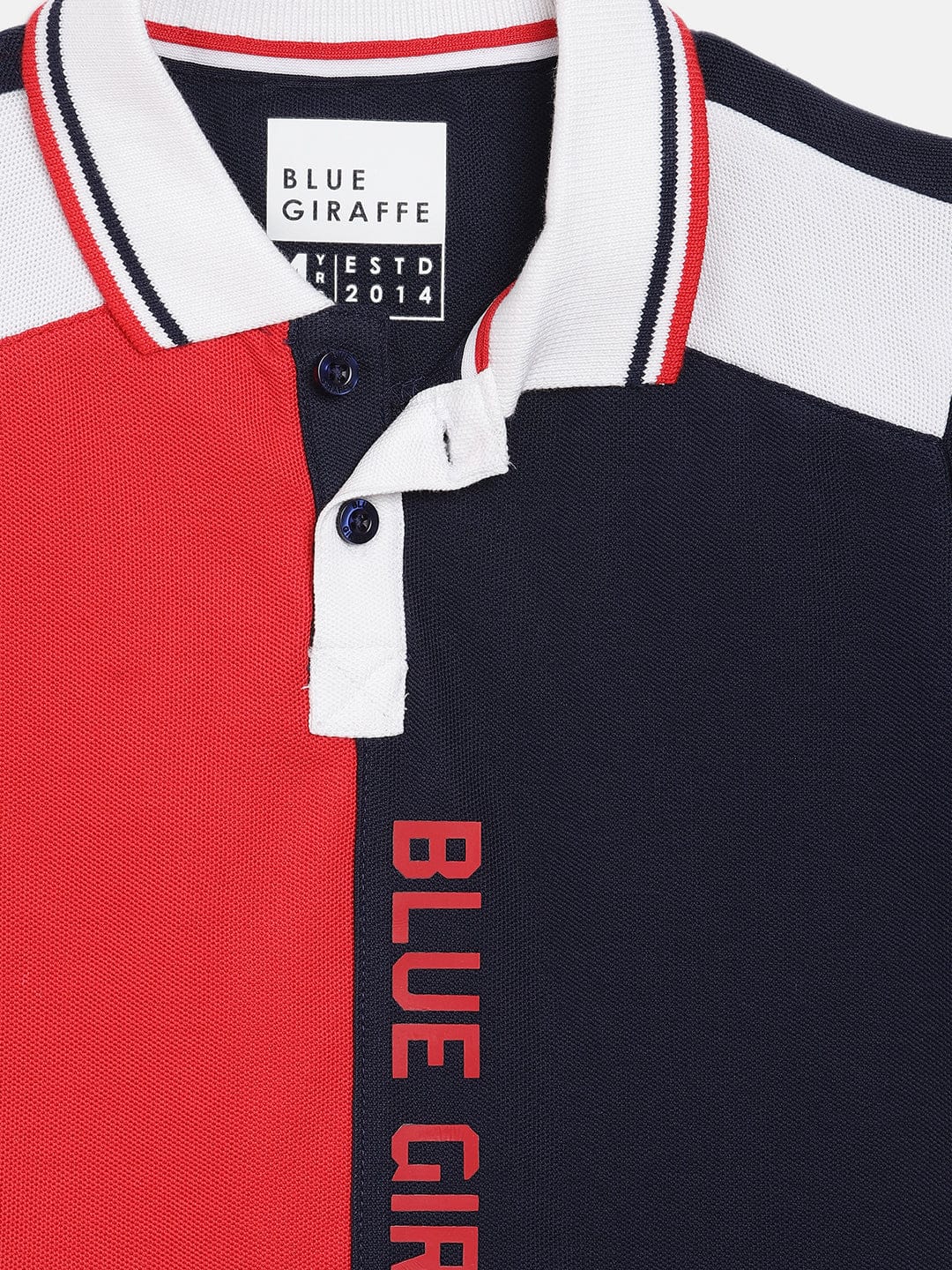 Blue Giraffe Boys Polo Tshirt