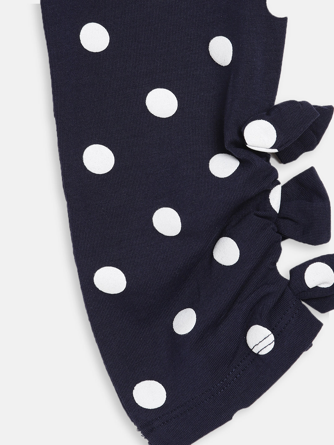 Blue Giraffe Girls Navy Printed Regular Fit Leggings