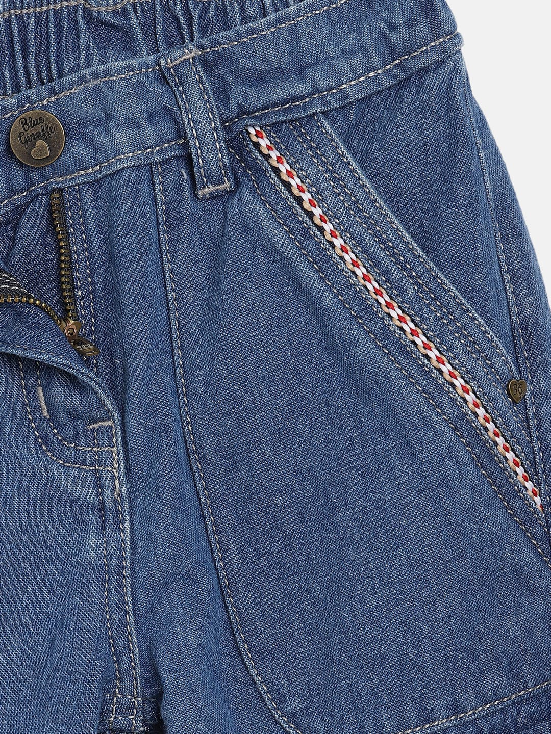 Blue Giraffe Girls Straight Fit Jeans