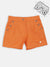 Blue Giraffe Girls Orange Solid Regular Fit Shorts