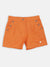 Blue Giraffe Girls Orange Solid Regular Fit Shorts