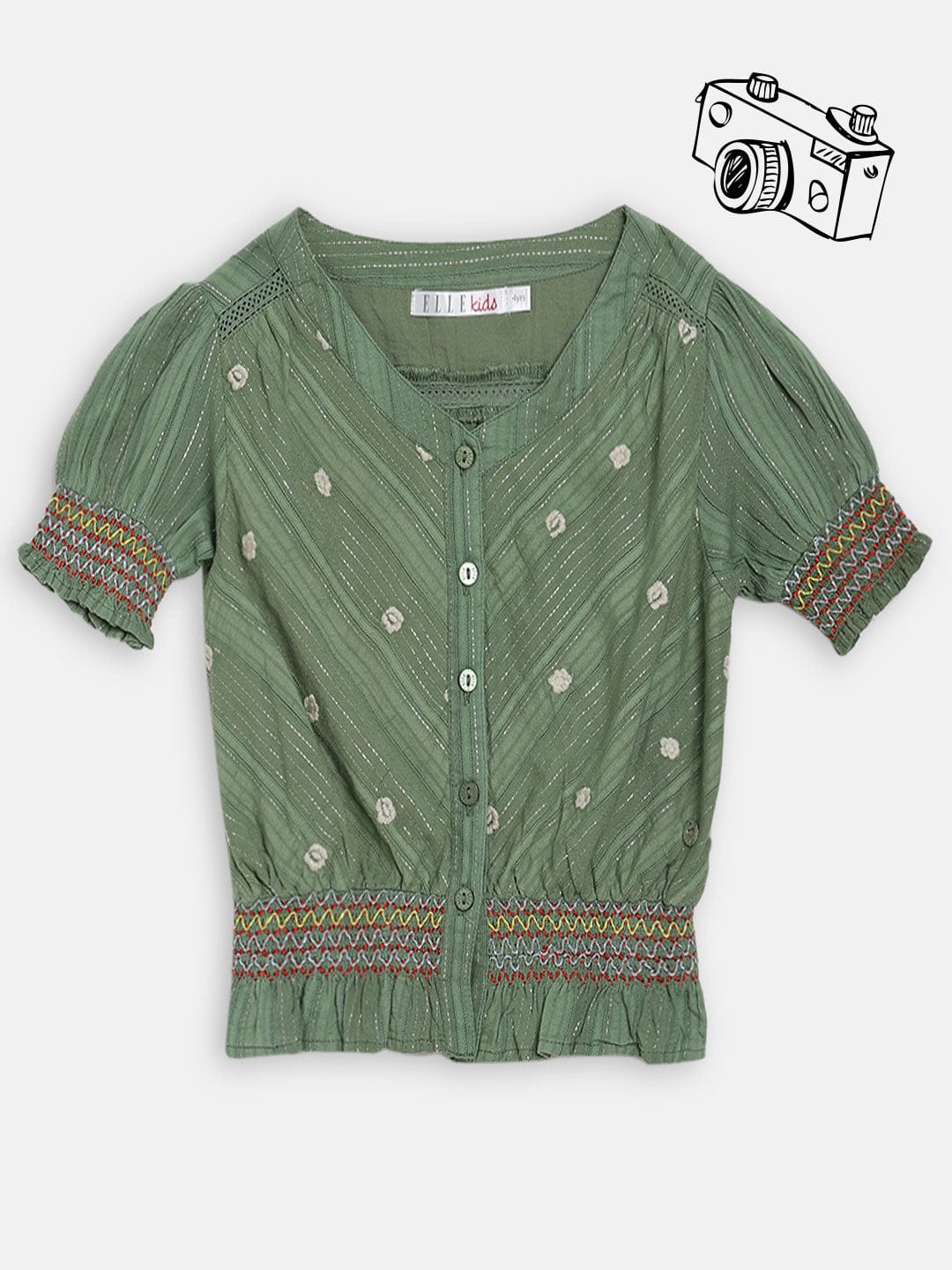 Elle Kids Round Neck Top