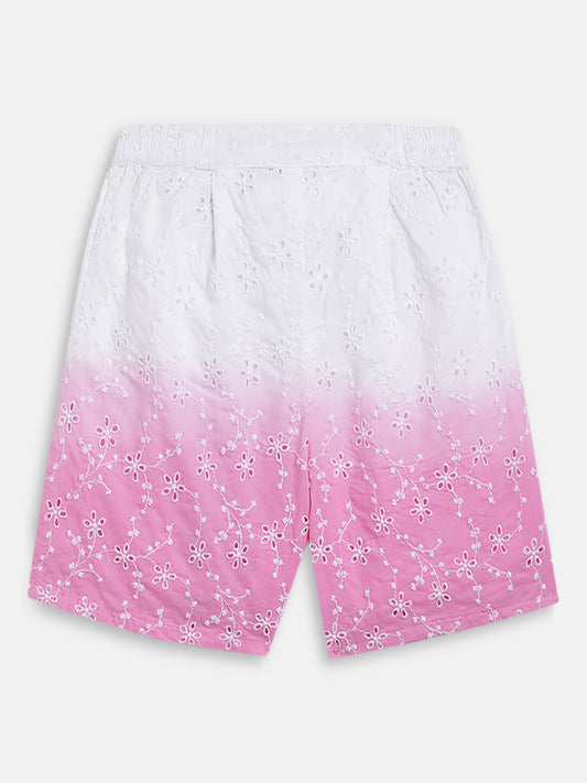 Elle Kids Girls Multi Solid Regular Fit Shorts
