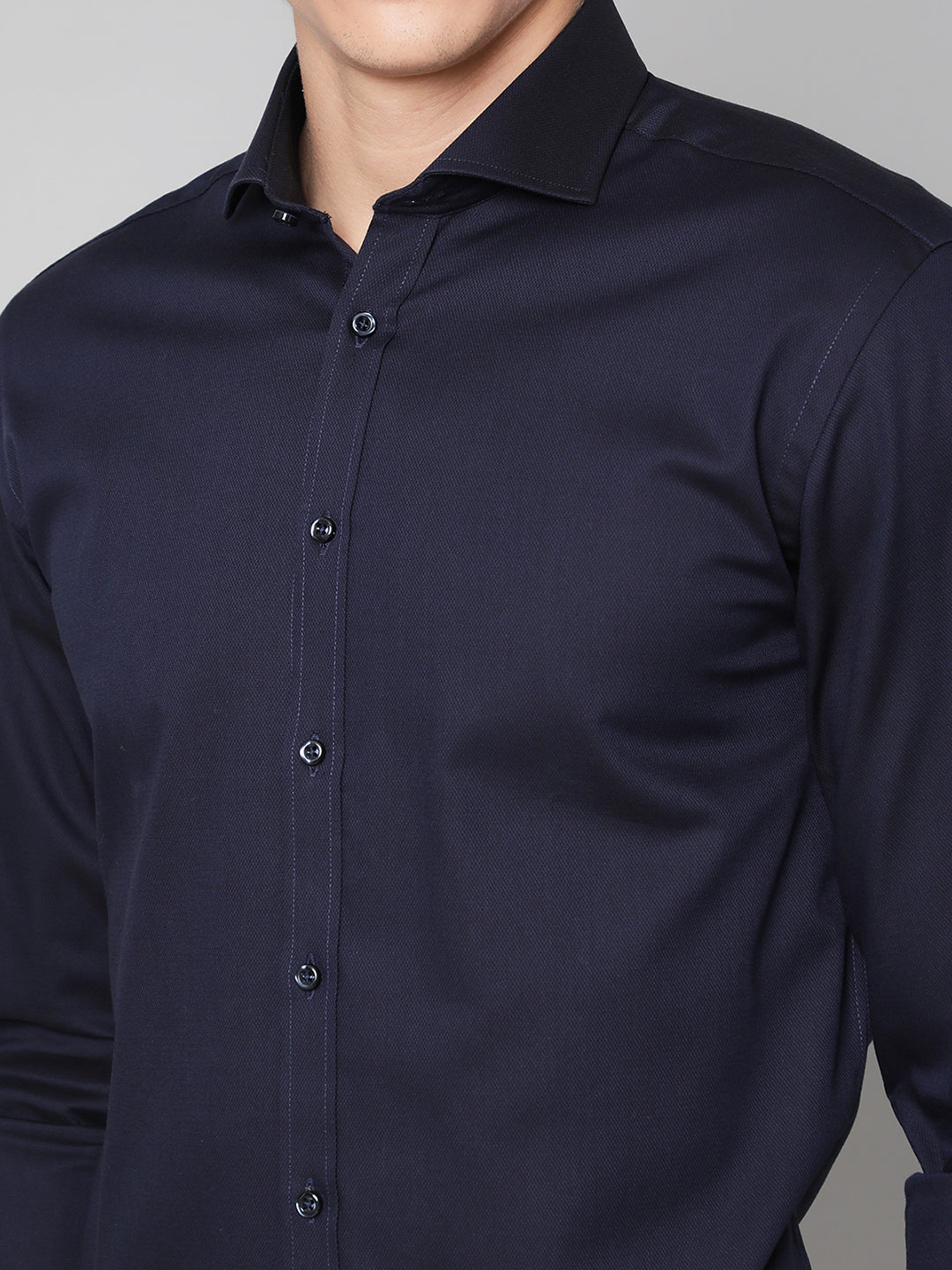 Bruun & Stengade Men Cutaway Collar Shirt