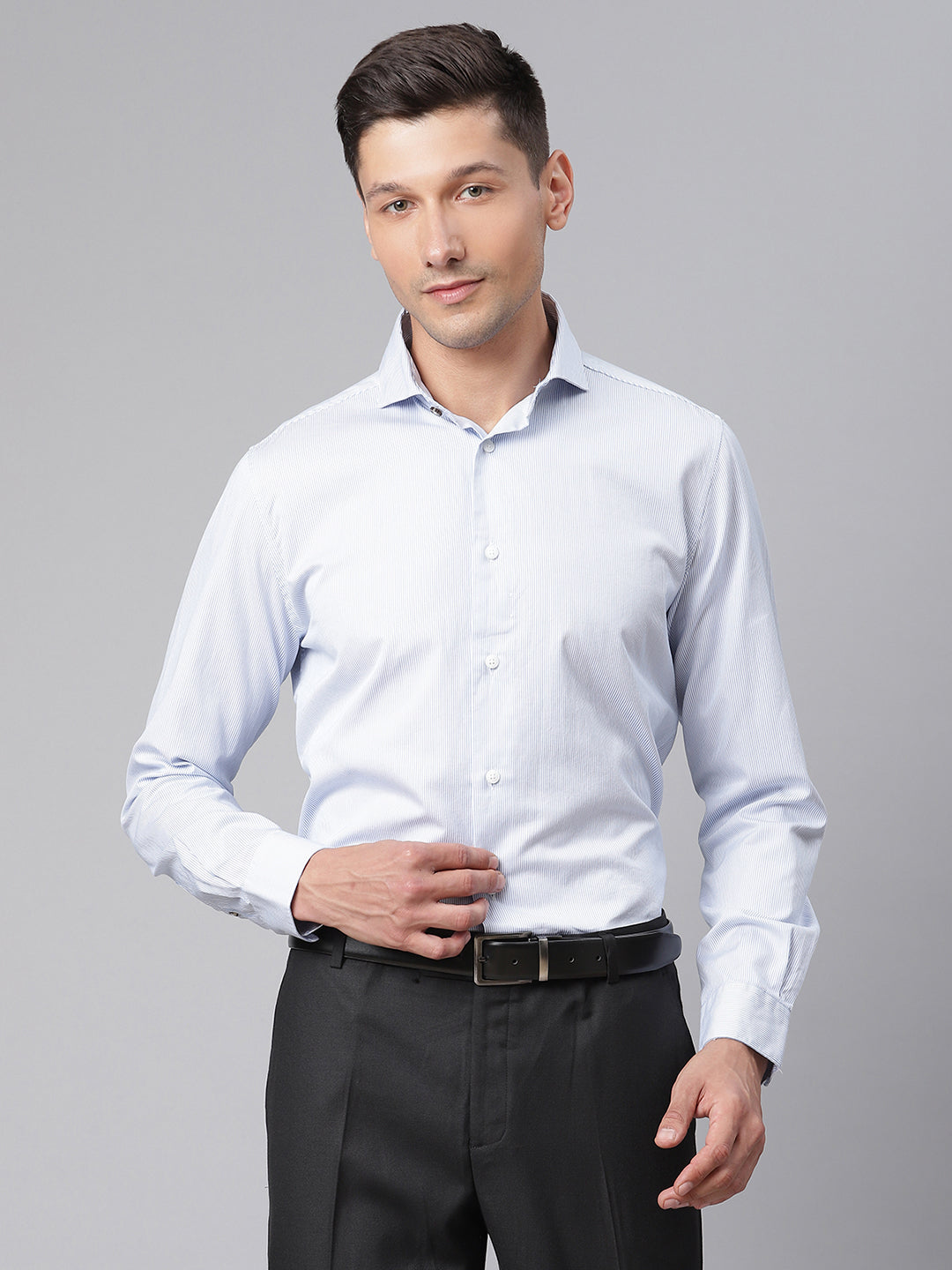 Matinique Men Blue Solid Collar Shirt