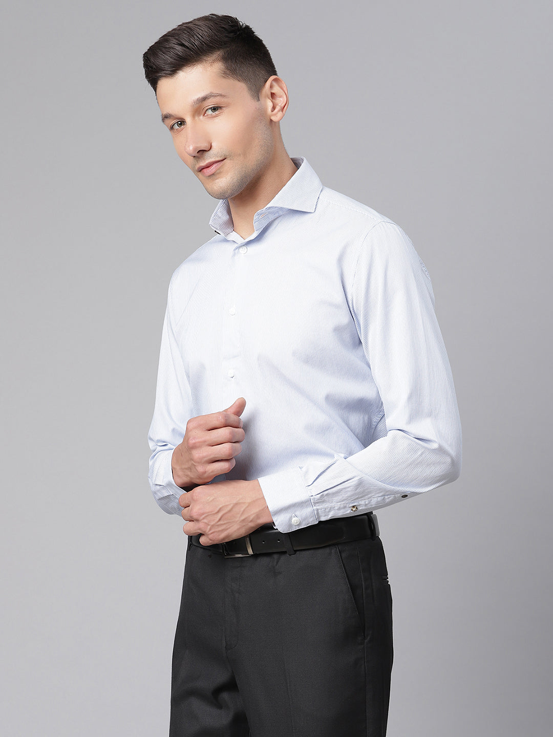 Matinique Men Blue Solid Collar Shirt