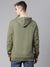 Matinique Men Olive Solid Hooded Sweatshirt