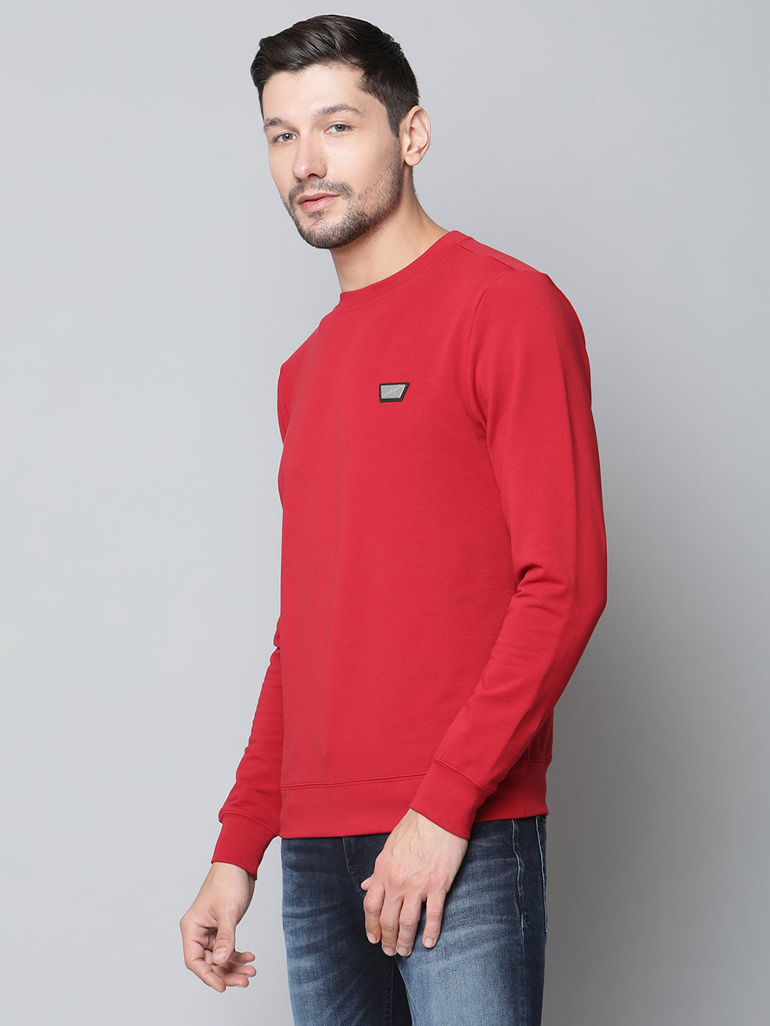 Antony Morato Men Red Solid Hooded Sweatshirt