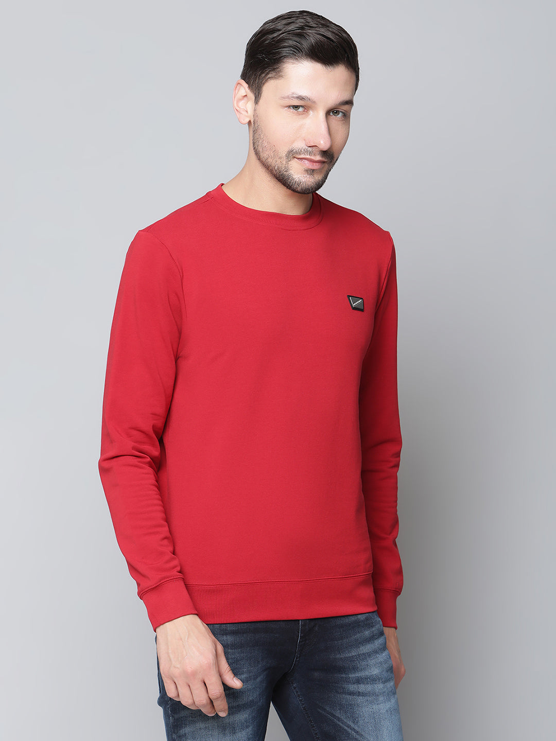 Antony Morato Men Red Solid Hooded Sweatshirt