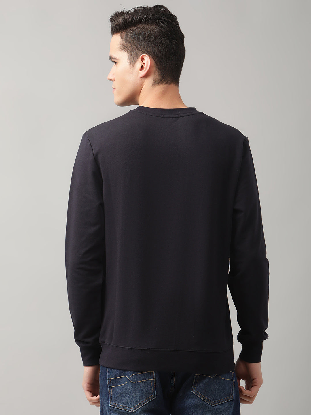 Antony Morato Men Blue Solid Hooded Sweatshirt