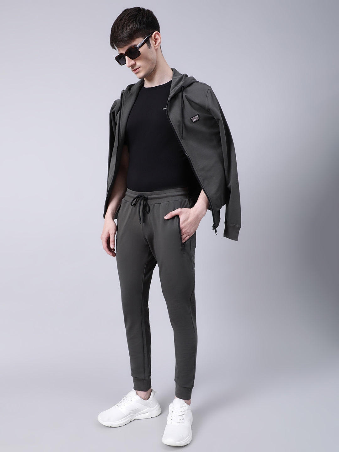 Antony Morato Men Green Solid Joggers