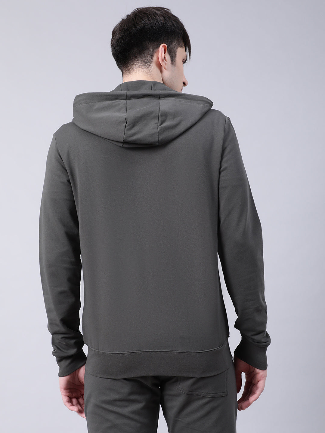 Antony Morato Men Solid Stand Collar Sweatshirt