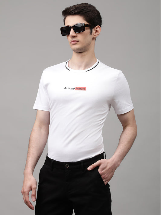 Antony Morato White Slim Fit T-Shirt