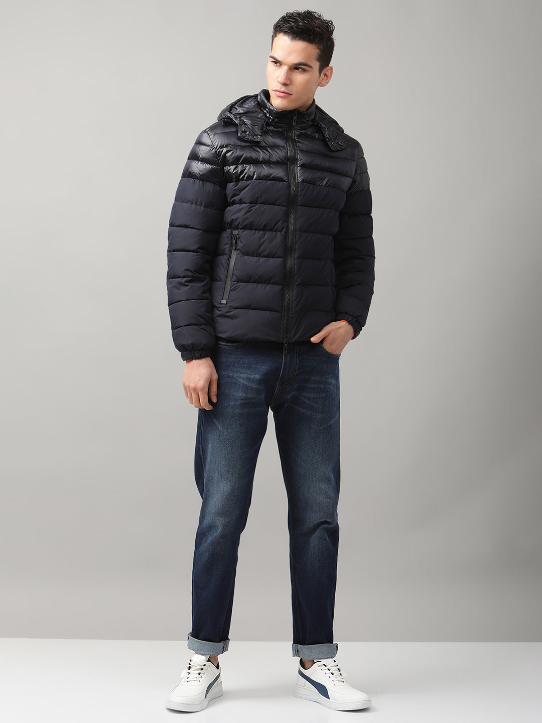 Antony Morato Men Blue Padded Jacket