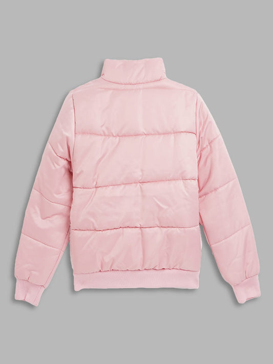 Blue Giraffe Girls Collar Jacket