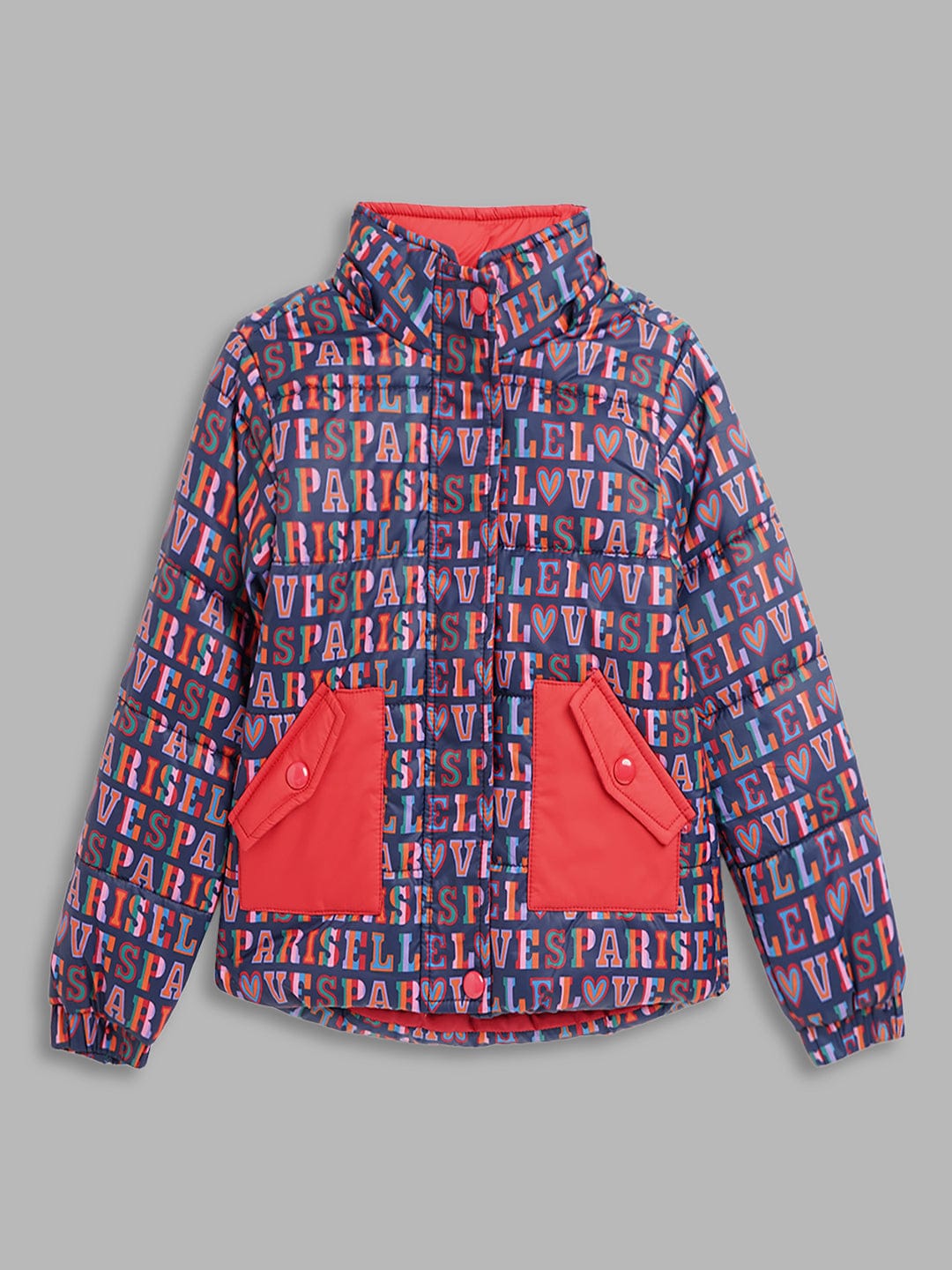 Elle Kids Round Neck Jacket