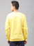 Lindbergh Men Yellow Solid Round Neck Sweatshirt