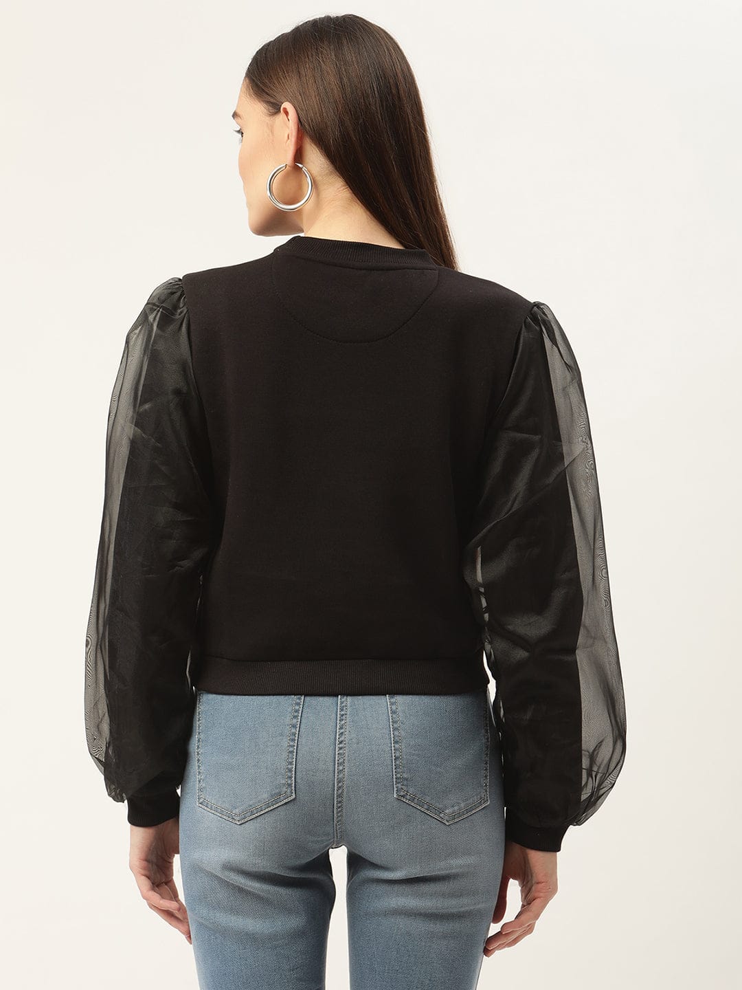 Elle Women Round Neck Sweatshirt