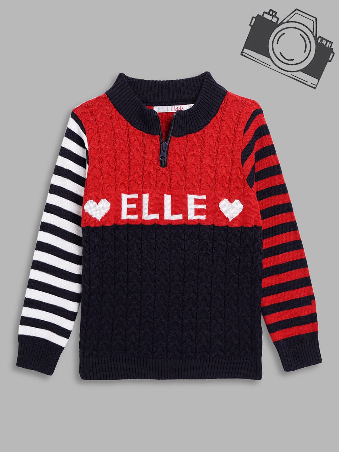 Elle Kids Round Neck Sweater