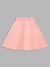 Elle Kids Girls Pink Printed Regular Fit Skirt