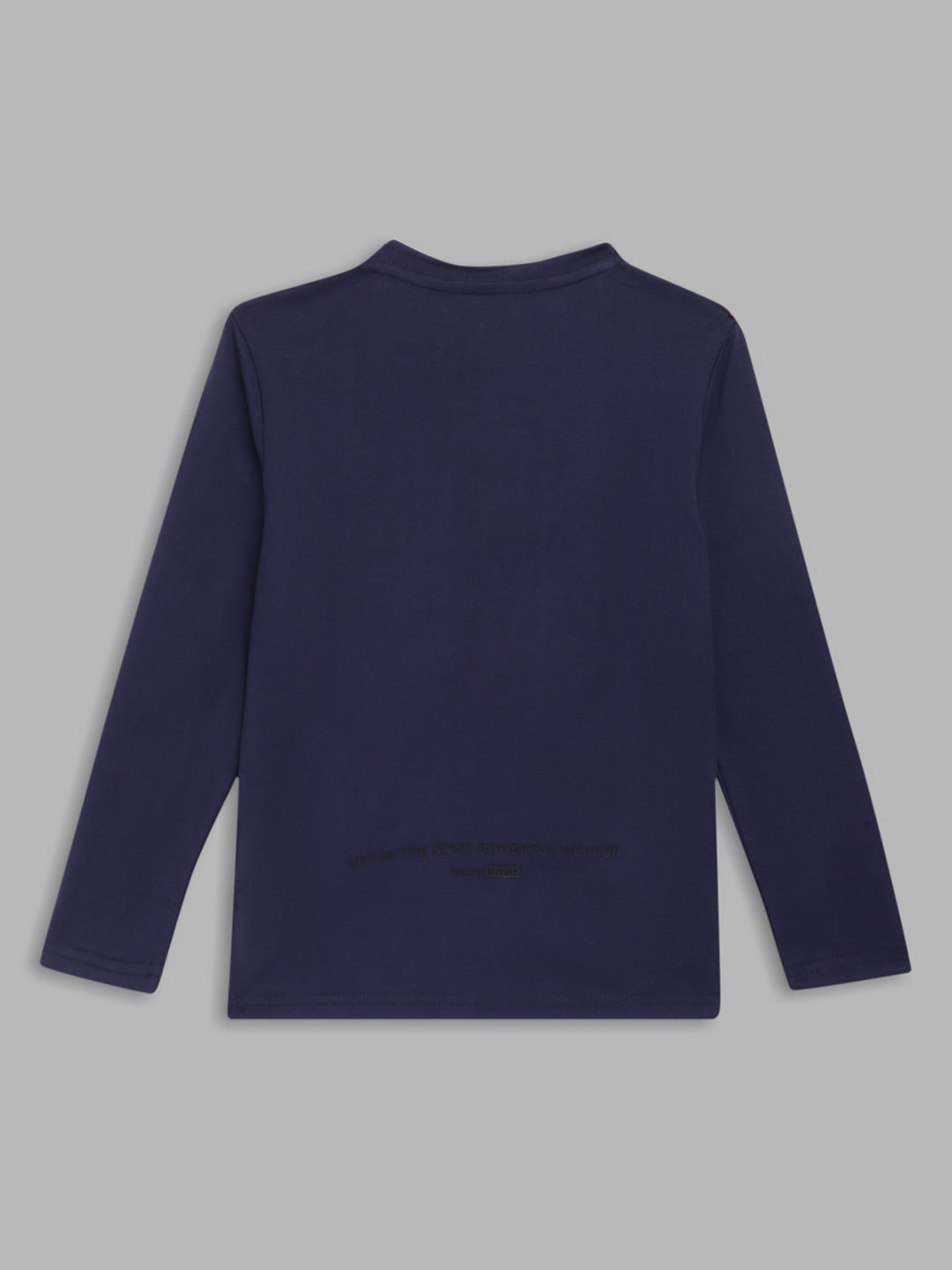 Antony Morato Kids Indigo Rubber Injection Print Slim Fit T-Shirt
