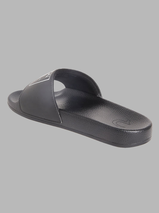 True Religion Men Solid Sliders