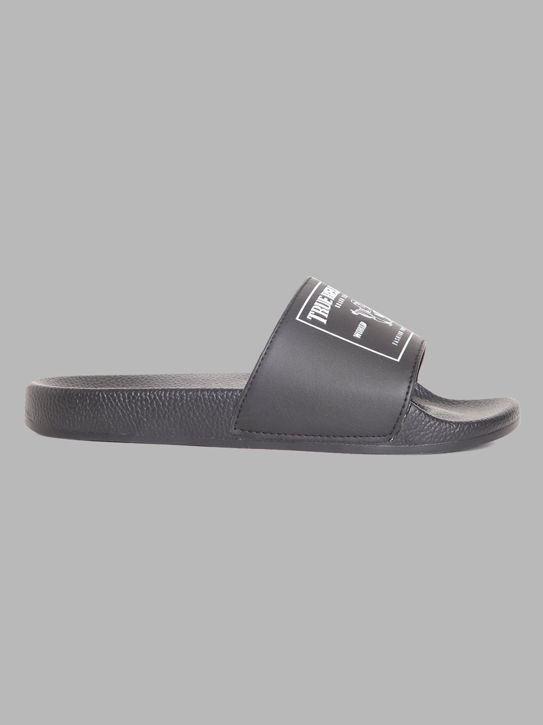 True Religion Men Solid Sliders