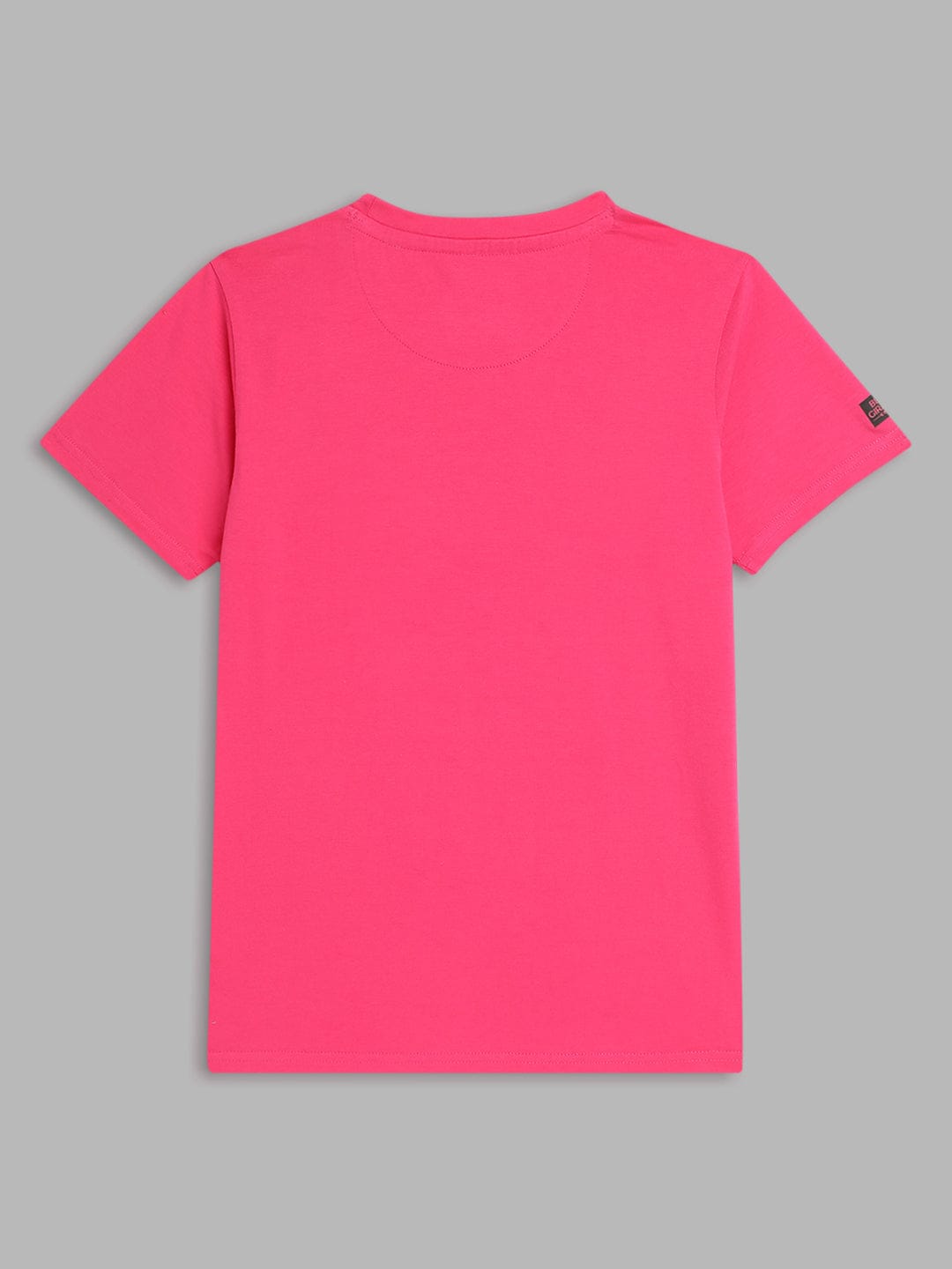 Blue Giraffe Boys Round Neck Tshirt