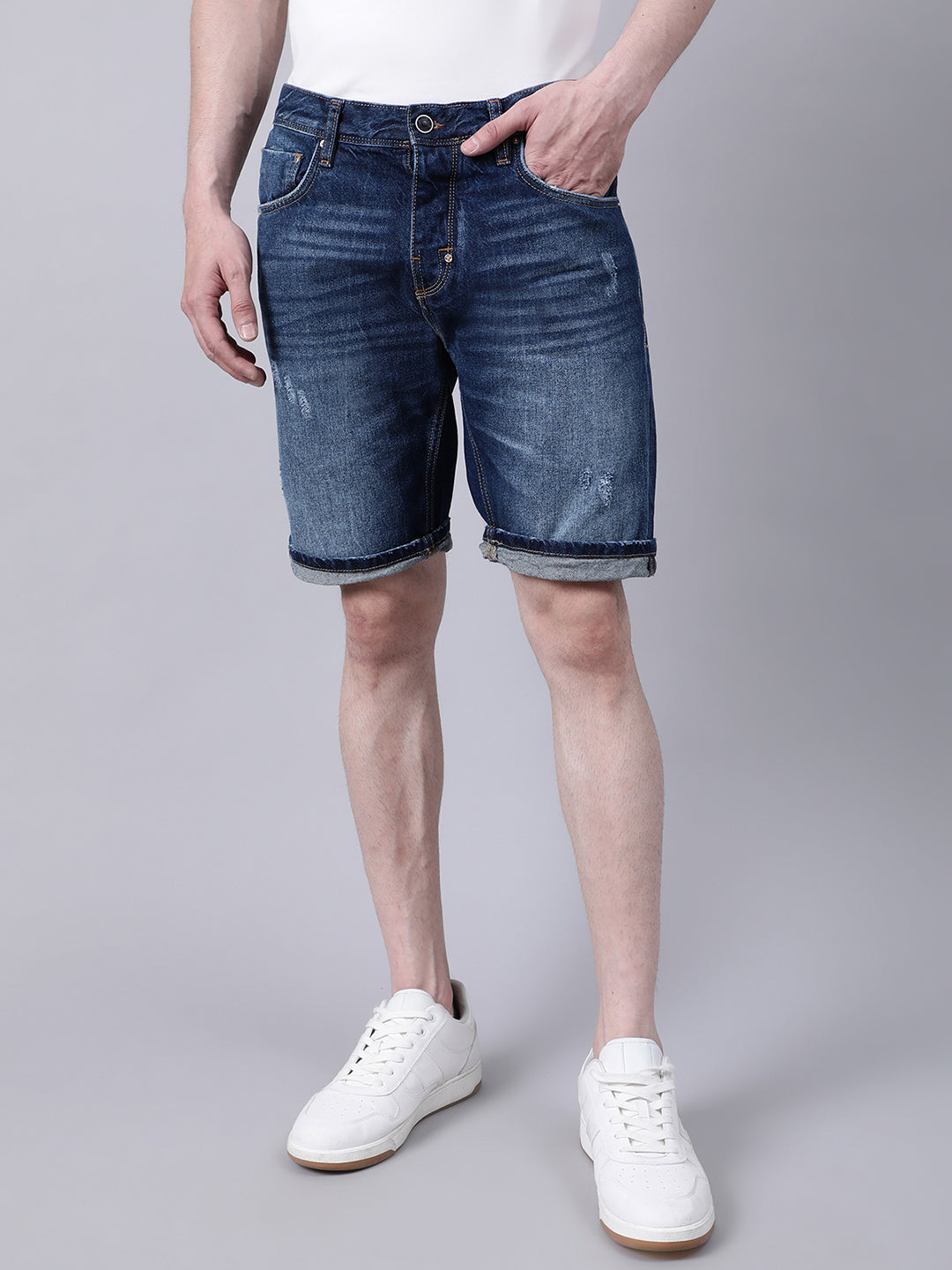 2023 new men's short jeans fashionable all match denim shorts capris for men  bermuda masculina men clothing pantalones cortos - AliExpress