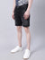 Antony Morato Men Black Washed Skinny Fit Denim Shorts