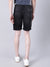 Antony Morato Men Black Washed Skinny Fit Denim Shorts