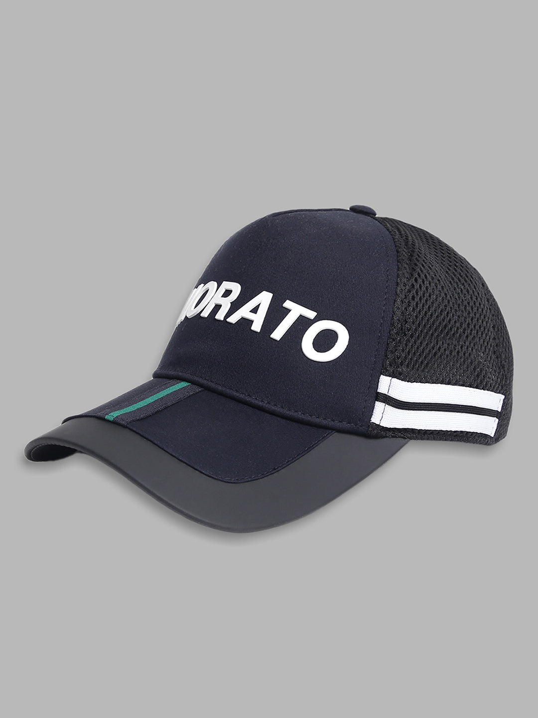 Antony Morato Men Blue  White Printed Cotton Baseball Cap
